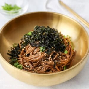 featured image of korean perilla oil noodles